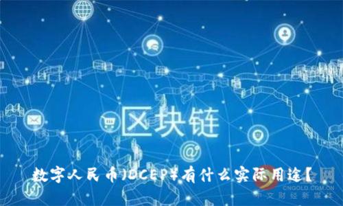 数字人民币（DCEP）有什么实际用途？
